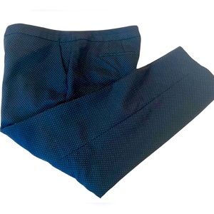 Talbots Polka Dots Wool Blend Fully Lined Pants Black 16P